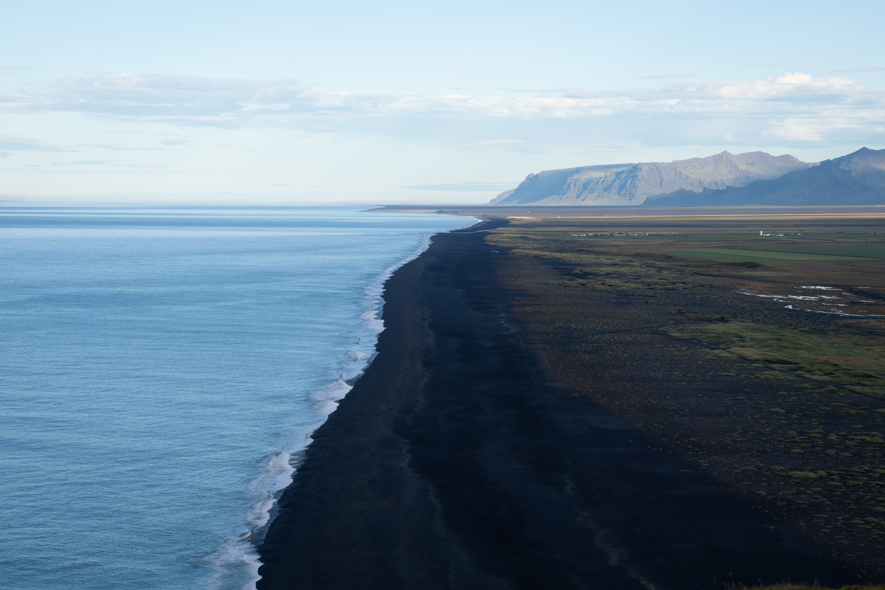 Islande - Plage de sable noir
